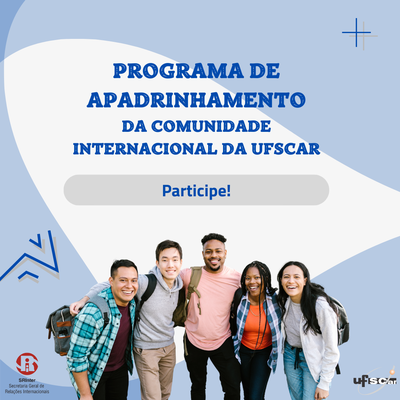Apadrinhamento de estudantes internacionais 2026/1