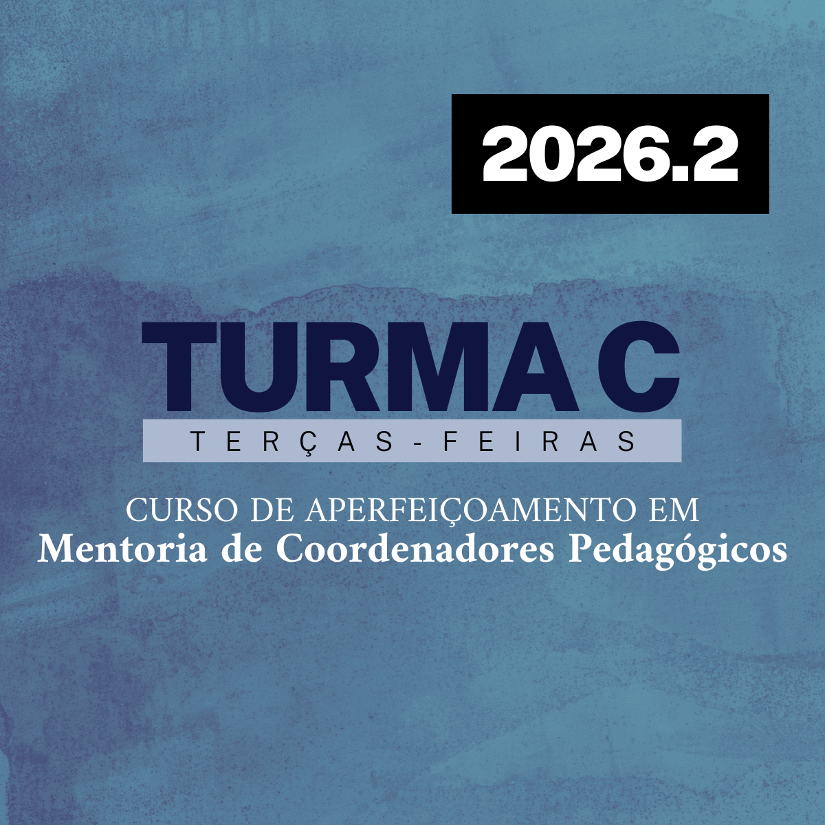 [TURMA C] Curso de Aperfeiçoamento em Mentoria de Coordenadores Pedagógicos (2026/2)